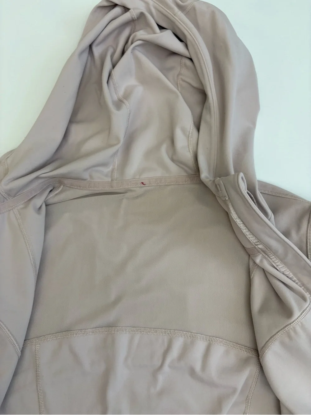 Lululemon Hooded Define Jacket Full Zip Pale Pink Size 10 See Description